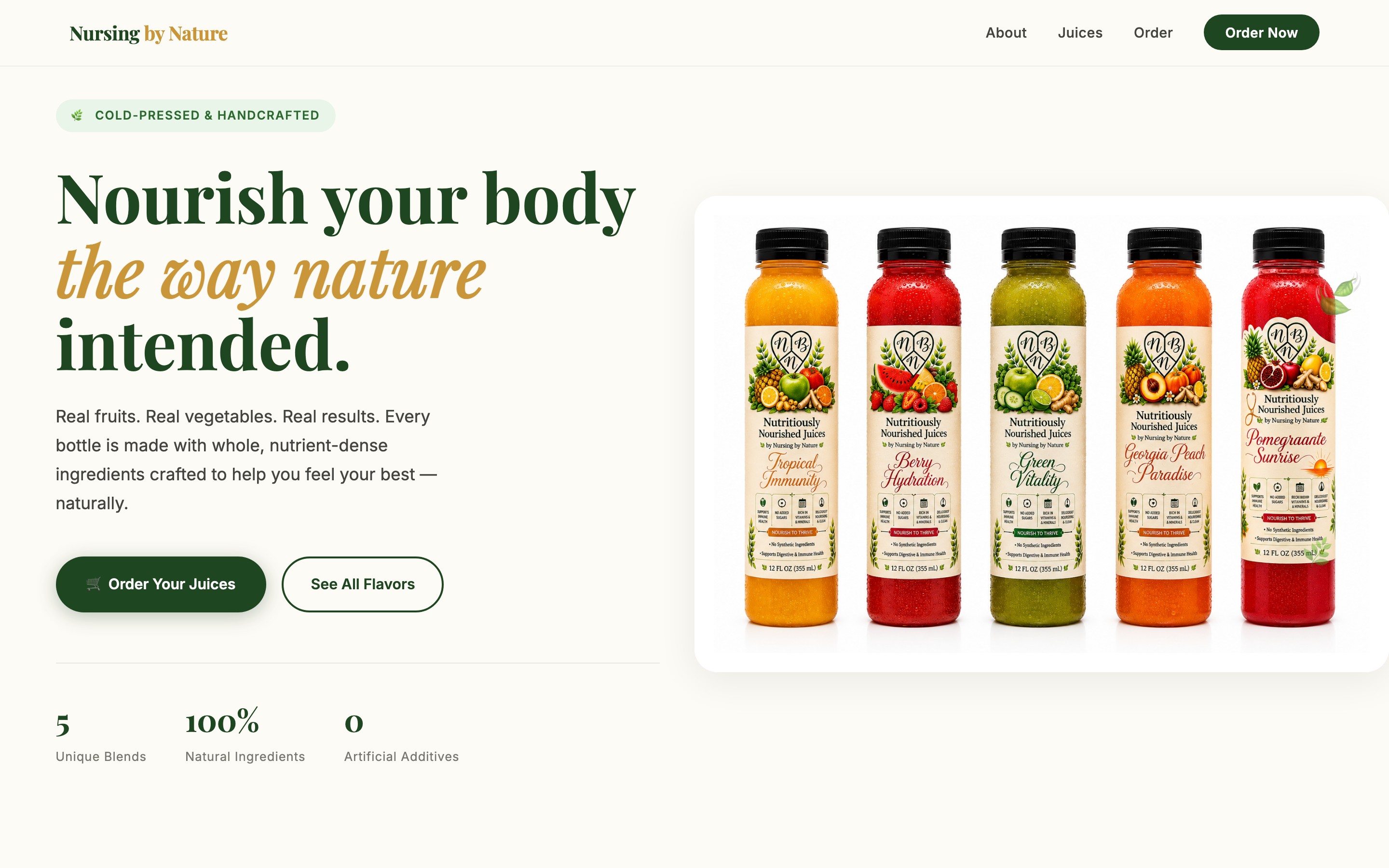 Nursing by Nature website